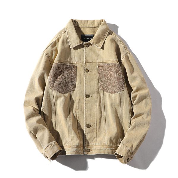 denim jacket men 2018 new streetwear turn down collar jacket casual print long sleeve coat hip hop men jackets, Black;brown
denim jacket men 2018 new streetwear turn down collar jacket casual print long sleeve coat hip hop men jackets, Black;brown