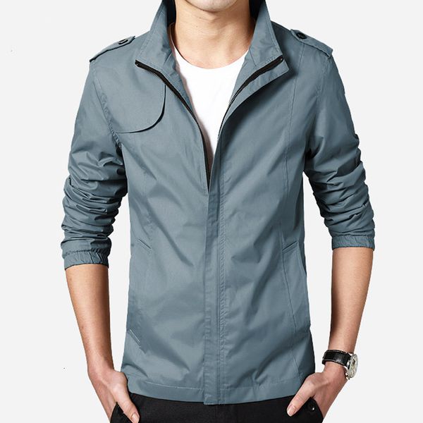 men's jacket thin spring autumn business casual jacket men stand collar long sleeve khaki black green gray blue coat, Black;brown
men's jacket thin spring autumn business casual jacket men stand collar long sleeve khaki black green gray blue coat, Black;brown