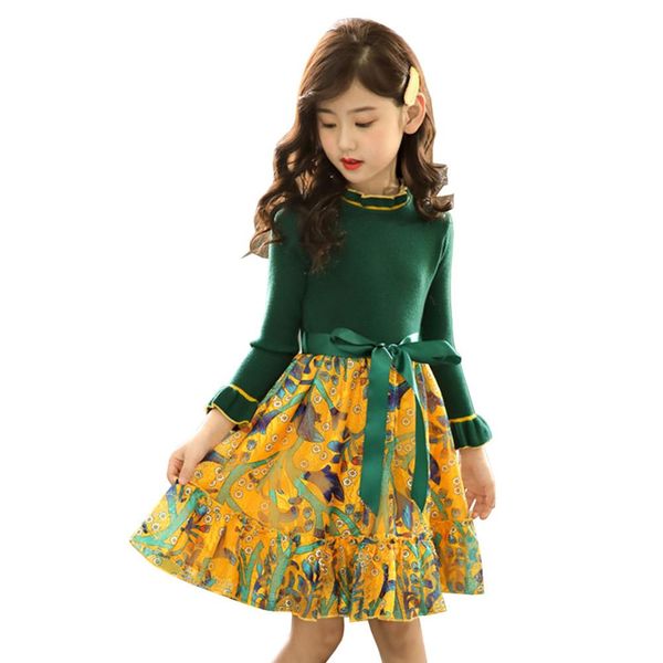 girls long-sleeved dress autumn winter sweater dress children's princess knited long sleeve lace ruffle sweater, Blue
girls long-sleeved dress autumn winter sweater dress children's princess knited long sleeve lace ruffle sweater, Blue