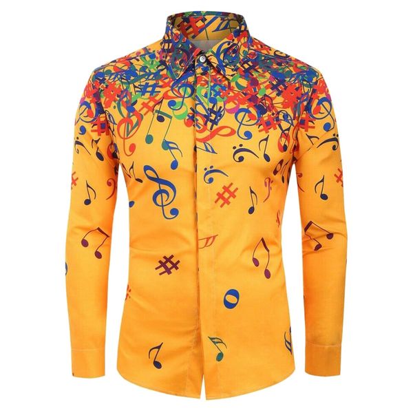 2019 men novelty printing pattern long sleeve shirts autumn lapel artistic casual blouses slim fit male, White;black
2019 men novelty printing pattern long sleeve shirts autumn lapel artistic casual blouses slim fit male, White;black