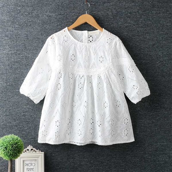 2020 новый летний сладкий свежий полый вышитый хлопок блузка белые женщины рубашка с коротким рукавом топ, White
2020 новый летний сладкий свежий полый вышитый хлопок блузка белые женщины рубашка с коротким рукавом топ, White