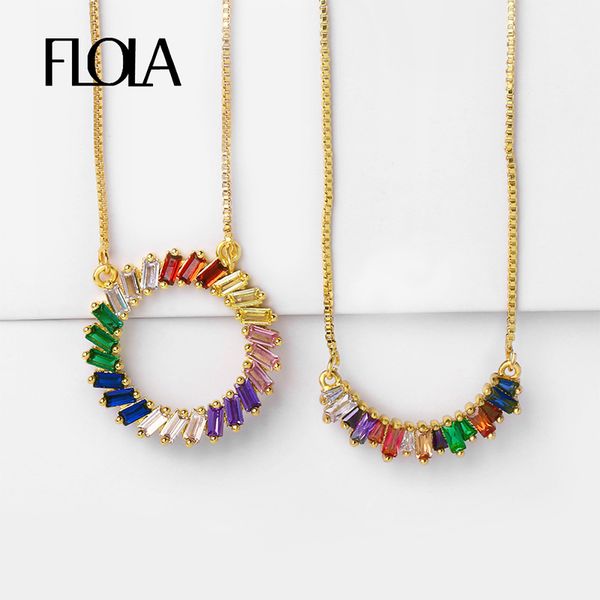 flola sterling silver rainbow necklace with pendant cz charm necklace woman chains rainbow jewelry collana arcobaleno nkp17
flola sterling silver rainbow necklace with pendant cz charm necklace woman chains rainbow jewelry collana arcobaleno nkp17