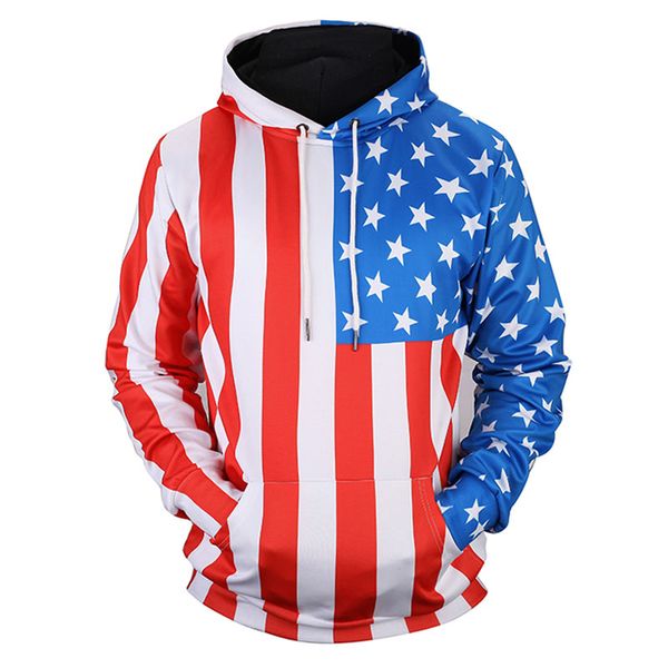 new arrivals men/women thin sweatshirts 3d print stars striped usa flag hooded hoodies pullovers wy029, Black 
new arrivals men/women thin sweatshirts 3d print stars striped usa flag hooded hoodies pullovers wy029, Black