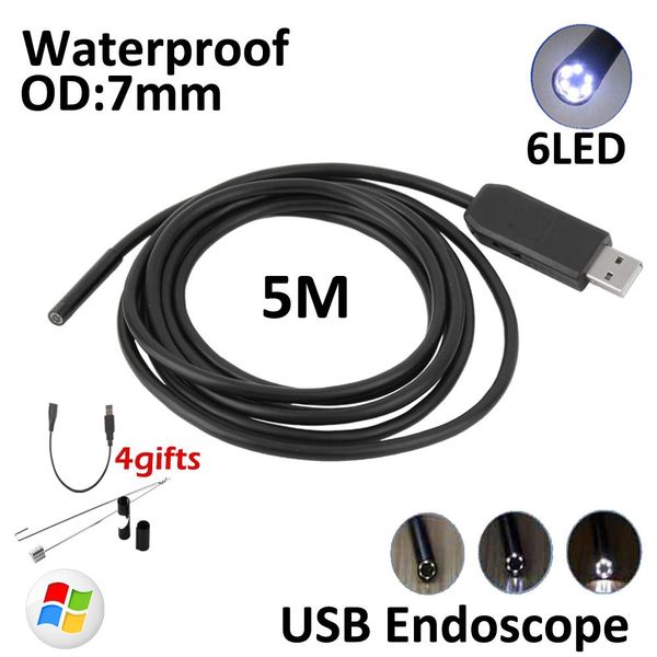 6led 5m usb endoscope camera 7mm waterproof snake tube inspection usb borescope camera with mini camera mirror hook magnet
6led 5m usb endoscope camera 7mm waterproof snake tube inspection usb borescope camera with mini camera mirror hook magnet
