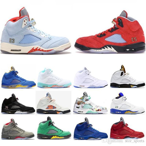 2019 trophy room 5 retros university red ice blue basketball shoes mens 5s laney red suede white cement sport sneaker us7-13
2019 trophy room 5 retros university red ice blue basketball shoes mens 5s laney red suede white cement sport sneaker us7-13