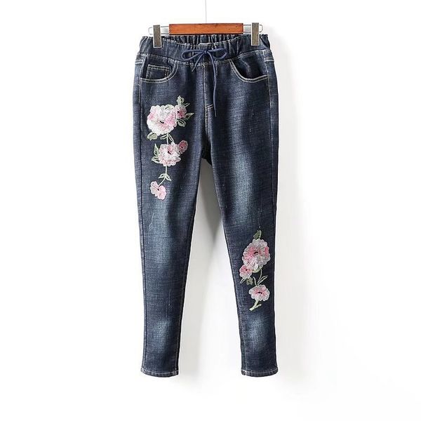 в японском стиле мори девушка линия 2018. зима новый стиль ретро вышитые розы вышитые плюс бархат джинсы женские, Blue
в японском стиле мори девушка линия 2018. зима новый стиль ретро вышитые розы вышитые плюс бархат джинсы женские, Blue
