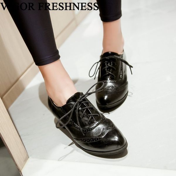 vigor freshness woman shoes spring pumps brogue women pumps autumn british style ladies shoes heels 4cm dress my227, Black;white
vigor freshness woman shoes spring pumps brogue women pumps autumn british style ladies shoes heels 4cm dress my227, Black;white