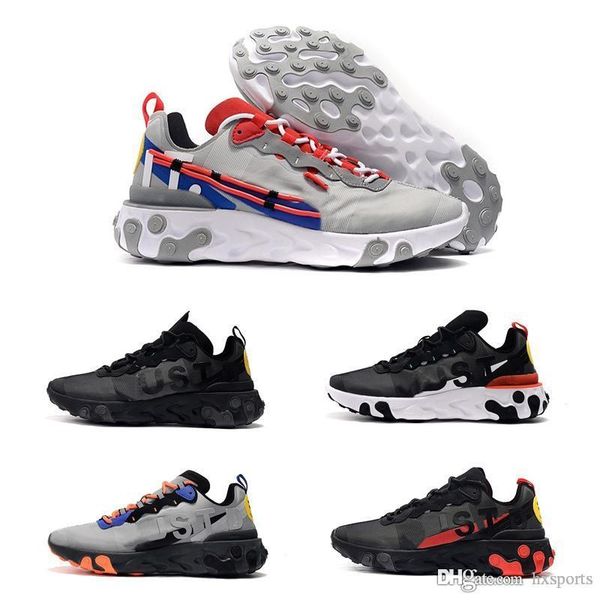 2019 react element 55 undercover men running shoes tour black red orbit men designer sneakers trainers sports shoes, White;red
2019 react element 55 undercover men running shoes tour black red orbit men designer sneakers trainers sports shoes, White;red