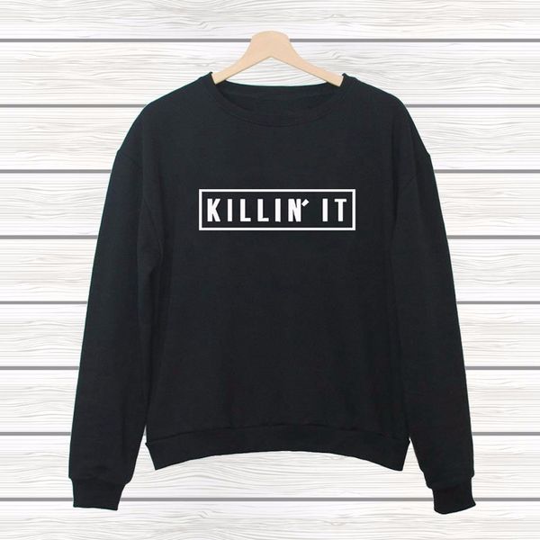 letter kill it hoodies sweatshirts 2020 women casual kawaii fashion new sweat punk for girls clothing european korean, Black
letter kill it hoodies sweatshirts 2020 women casual kawaii fashion new sweat punk for girls clothing european korean, Black