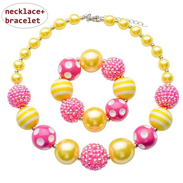 princess girl sweet necklace bracelet set candy color bubble beads kids girl beauty charms necklace gift, Red;brown
princess girl sweet necklace bracelet set candy color bubble beads kids girl beauty charms necklace gift, Red;brown