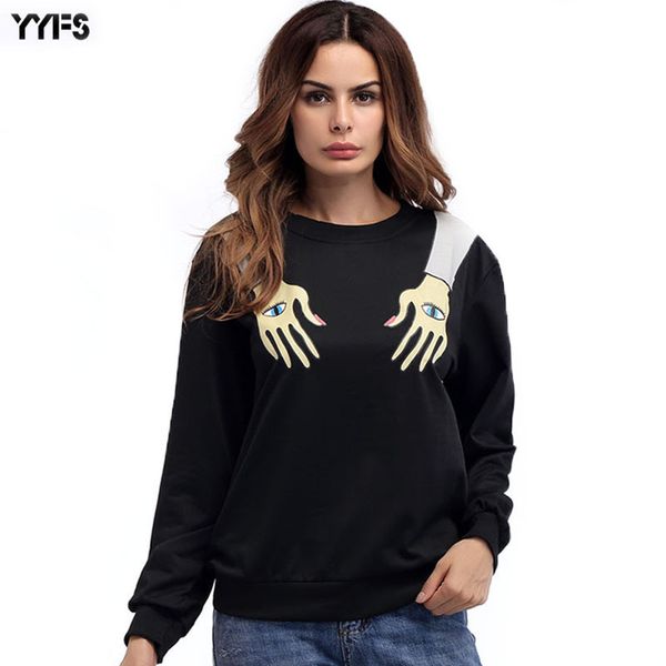 womens designer eye arm personality print свитер круглый вырез рубашка с длинным рукавом женщины loose9vgw, White
womens designer eye arm personality print свитер круглый вырез рубашка с длинным рукавом женщины loose9vgw, White