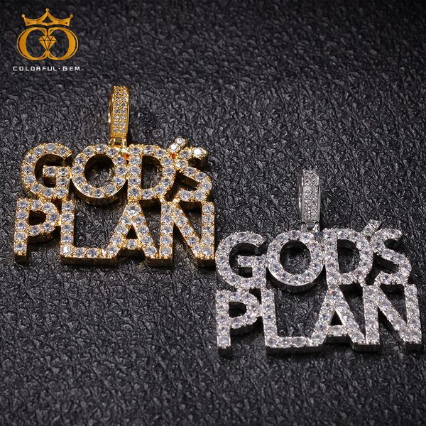 hip hop jewelry zircon godsplan letters necklaces & pendant for men gold silver color fashion with rope/cuban/ tennis chain
hip hop jewelry zircon godsplan letters necklaces & pendant for men gold silver color fashion with rope/cuban/ tennis chain