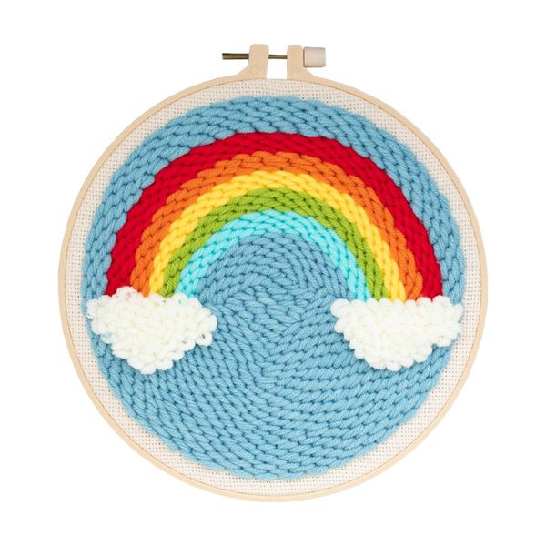 diy rainbow pattern with embroidery tool needlework set bag with embroidery needle beginner wall artist home decoration, Black
diy rainbow pattern with embroidery tool needlework set bag with embroidery needle beginner wall artist home decoration, Black