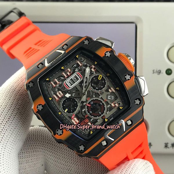 version rm 11-03 mclaren flyback chrono ntpt carbon fibre case skeleton dial mechanical rm11-03 mens watch rubber strap sport watches, Slivery;brown
version rm 11-03 mclaren flyback chrono ntpt carbon fibre case skeleton dial mechanical rm11-03 mens watch rubber strap sport watches, Slivery;brown