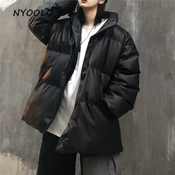 nyoolo winter streetwear thicken warm black coats casual loose long sleeve zipper windproof padded jacket women men outerwear
nyoolo winter streetwear thicken warm black coats casual loose long sleeve zipper windproof padded jacket women men outerwear