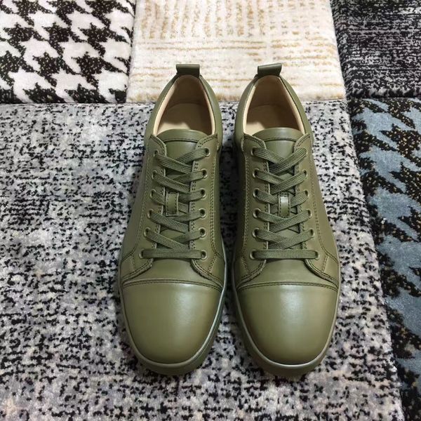army green low cut случайные кроссовки с красным дном шип роскошные туфли для мужчин и женщин обувь ну вечеринку свадьба кристалл кожаные кр, Black
army green low cut случайные кроссовки с красным дном шип роскошные туфли для мужчин и женщин обувь ну вечеринку свадьба кристалл кожаные кр, Black