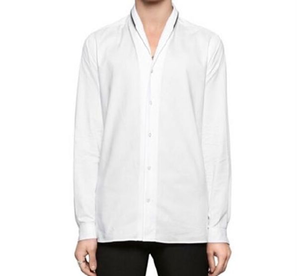s-6xl 2019 summer men's new fashion personality custom v-neck loose cotton long-sleeved shirt, White;black
s-6xl 2019 summer men's new fashion personality custom v-neck loose cotton long-sleeved shirt, White;black