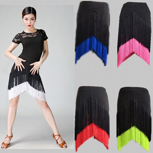 stage wear 2021 lady dance skirt double tassel latin skirts fringed female irregular modern cha cha/rumba/tango, Black;red
stage wear 2021 lady dance skirt double tassel latin skirts fringed female irregular modern cha cha/rumba/tango, Black;red