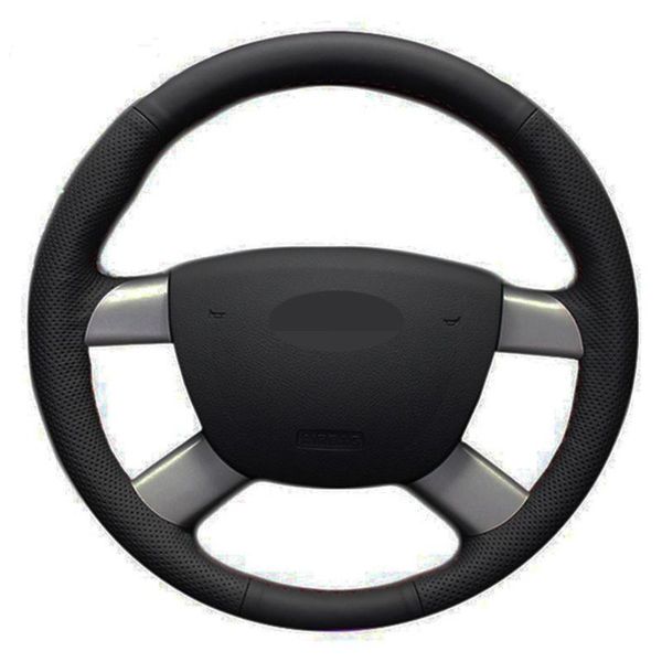 car steering wheel cover hand-stitched black artificial leather for kuga 2008-2011 focus 2 2005-2011 c-max 2007-2010
car steering wheel cover hand-stitched black artificial leather for kuga 2008-2011 focus 2 2005-2011 c-max 2007-2010