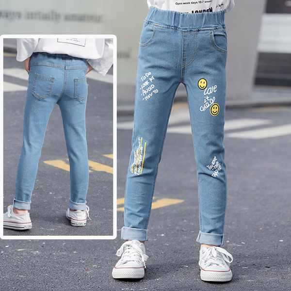 ienens girls skinny jeans children denim trousers 3-15 years clothes kids baby slim jeans elastic waist long pants, Blue
ienens girls skinny jeans children denim trousers 3-15 years clothes kids baby slim jeans elastic waist long pants, Blue