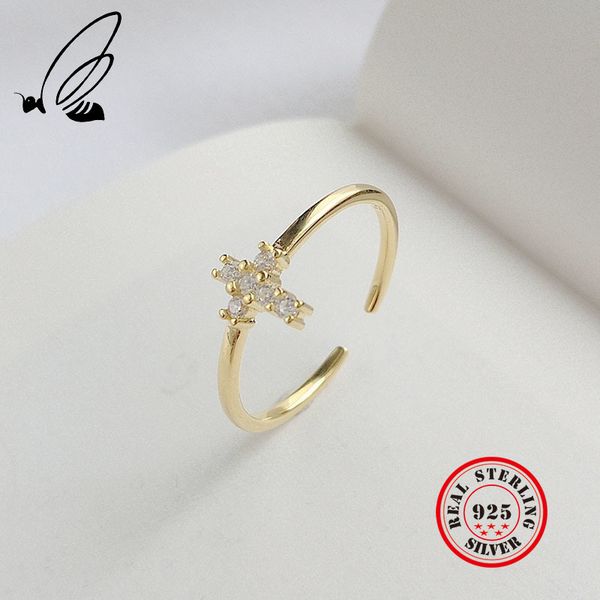 cross open ring 925 sterling silver gold color ladies zircon vintage resizable rings fashion jewelry for women anillos mujer, Golden;silver
cross open ring 925 sterling silver gold color ladies zircon vintage resizable rings fashion jewelry for women anillos mujer, Golden;silver