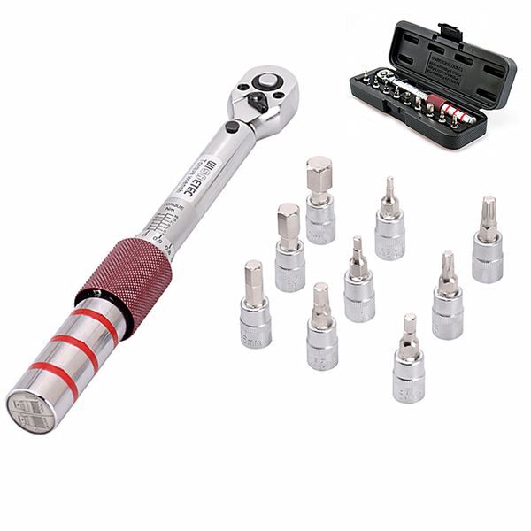 2-15nm bicycle torque wrench set repair tools bike socket bits mechanical kit outdoor accessories with box
2-15nm bicycle torque wrench set repair tools bike socket bits mechanical kit outdoor accessories with box