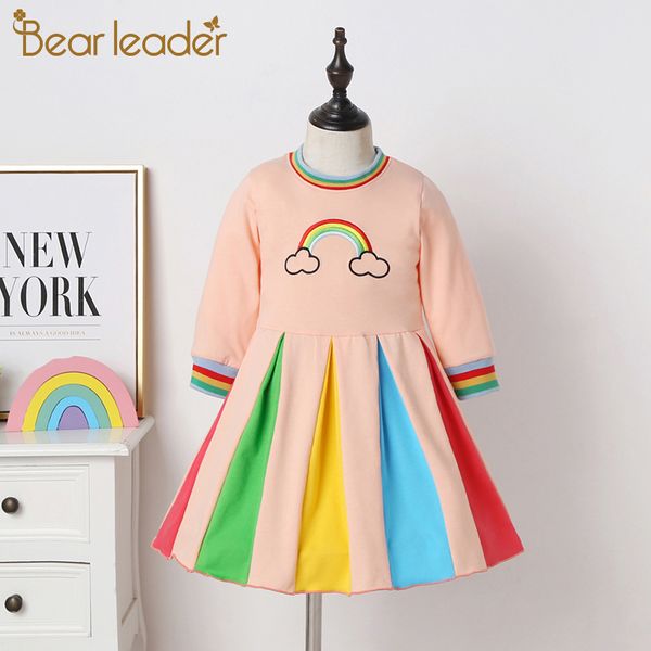 bear leader autumn kids baby girl clothes casual long sleeve dress rainbow princess party tutu dresses baby girl christmas dress, Red;yellow
bear leader autumn kids baby girl clothes casual long sleeve dress rainbow princess party tutu dresses baby girl christmas dress, Red;yellow