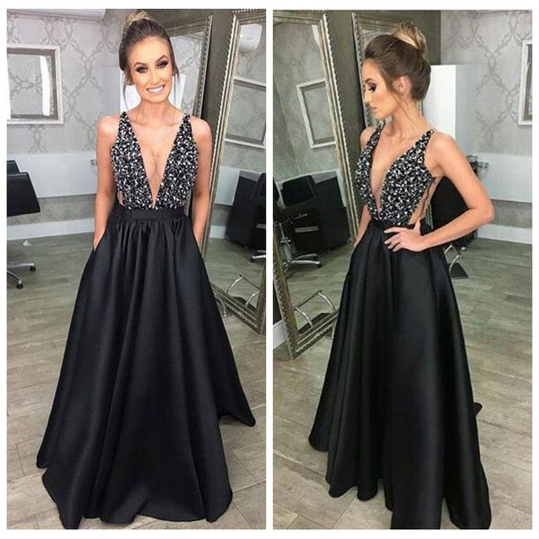 prom dresses deep v-neck cutaway sides rhinestones beading black formal dresses bodice vestido de festa plus size longo
prom dresses deep v-neck cutaway sides rhinestones beading black formal dresses bodice vestido de festa plus size longo