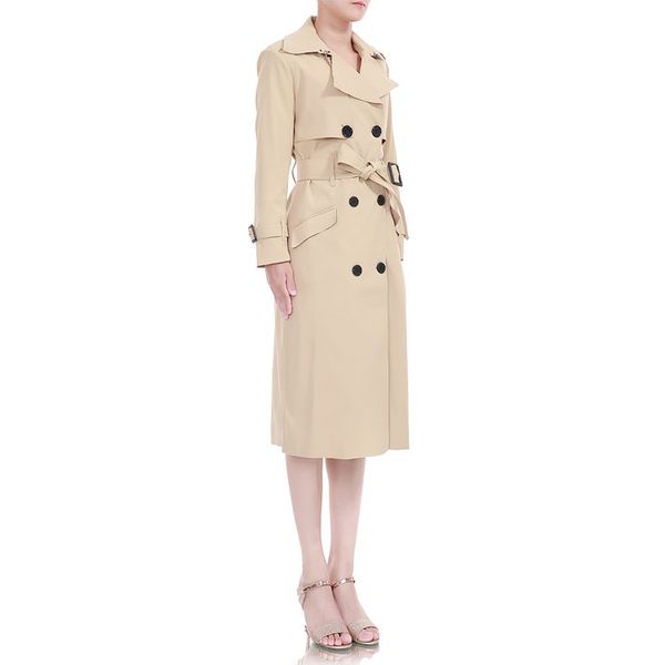 women's trench coats windbreaker autumn temperament of the england wind double-breasted with a long coat undertakes in belt, Tan;black
women's trench coats windbreaker autumn temperament of the england wind double-breasted with a long coat undertakes in belt, Tan;black