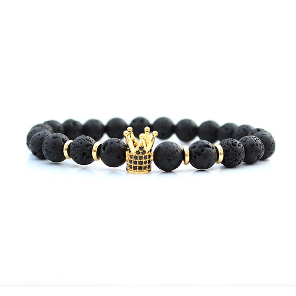 natural black beaded crown bracelet lava stone bracelets for women pulseras men bileklik mens beads accesorios heren armband 
natural black beaded crown bracelet lava stone bracelets for women pulseras men bileklik mens beads accesorios heren armband