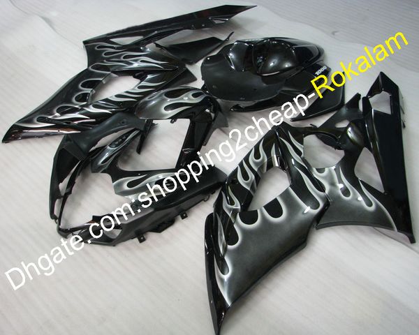 white flame fairings for suzuki gsxr1000 k5 05 06 gsxr 1000 2005 2006 black body cowling (injection molding)
white flame fairings for suzuki gsxr1000 k5 05 06 gsxr 1000 2005 2006 black body cowling (injection molding)
