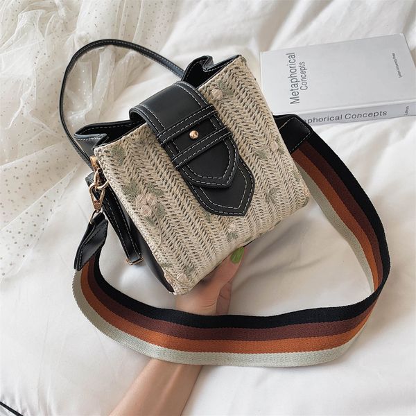 fashion handbag women handmade woven leather+straw bag quality shoulder bucket bag crossbody bags for women bolsa feminina #h30
fashion handbag women handmade woven leather+straw bag quality shoulder bucket bag crossbody bags for women bolsa feminina #h30