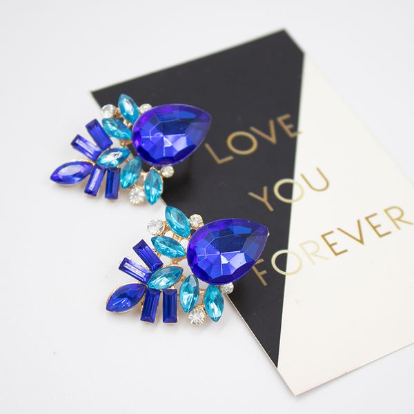 earrings fashion jewelry style blue/black/pink earrings handmade rhinestone sweet stud crystal dangle for women girl, Silver
earrings fashion jewelry style blue/black/pink earrings handmade rhinestone sweet stud crystal dangle for women girl, Silver