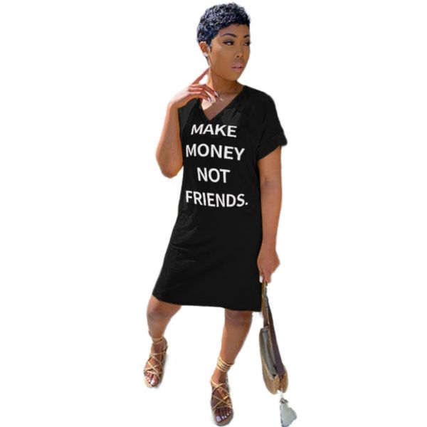 2020popular women's wear in summer printed letters casual fashion series loose trend, Black;gray
2020popular women's wear in summer printed letters casual fashion series loose trend, Black;gray