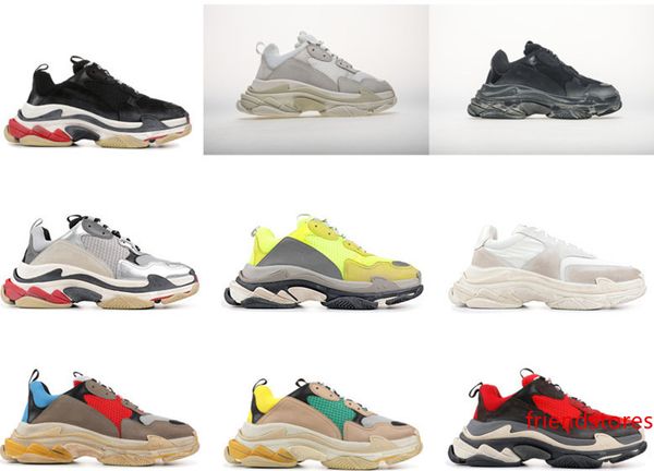 with mens and womens casual shoes triple s silver suede white yellow green brand designer trainers 35-45
with mens and womens casual shoes triple s silver suede white yellow green brand designer trainers 35-45