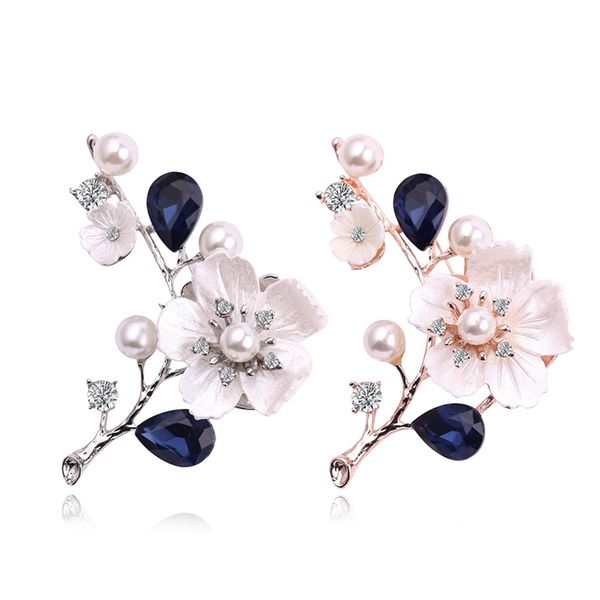 2 pcs natural shell flower brooch vintage blue glass crystal brooch, silver & rose gold, Gray
2 pcs natural shell flower brooch vintage blue glass crystal brooch, silver & rose gold, Gray