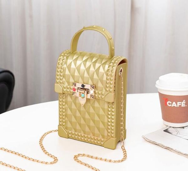 women mini phone bag summer women small chain bag jelly package plain shoulder bags lady crossbody