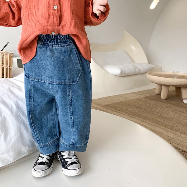 korean children wear new spring 2020 lovely pocket jeans trousers boys girls loose pants, Blue
korean children wear new spring 2020 lovely pocket jeans trousers boys girls loose pants, Blue