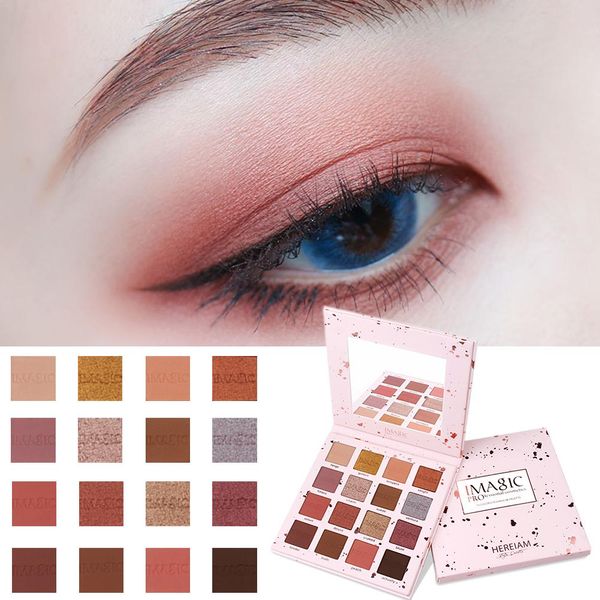 imagic new arrival charming eyeshadow 16 color palette make up palette matte shimmer pigmented eye shadow nude cosmetics
imagic new arrival charming eyeshadow 16 color palette make up palette matte shimmer pigmented eye shadow nude cosmetics