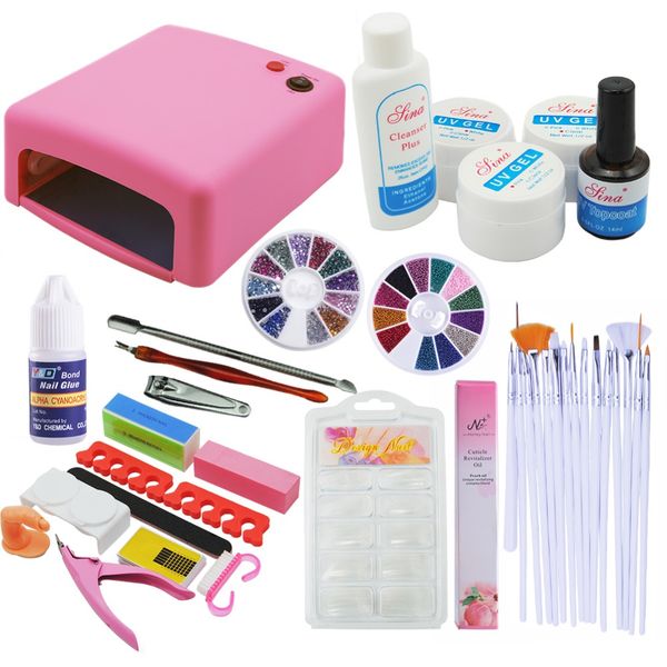 ship from ru manicure set 36w uv lamp nail gel polish set uv gel base coat nail file brushes tools kit all for
ship from ru manicure set 36w uv lamp nail gel polish set uv gel base coat nail file brushes tools kit all for
