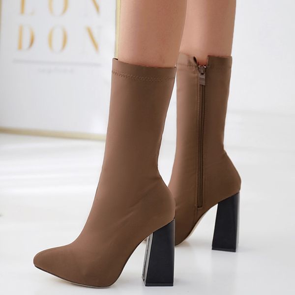 женская эластичный boots mid tube winter sexy рим ботинка высокой пятки 2019 стильная леди остроконечные toe обувь классический botas mid-те, Black
женская эластичный boots mid tube winter sexy рим ботинка высокой пятки 2019 стильная леди остроконечные toe обувь классический botas mid-те, Black
