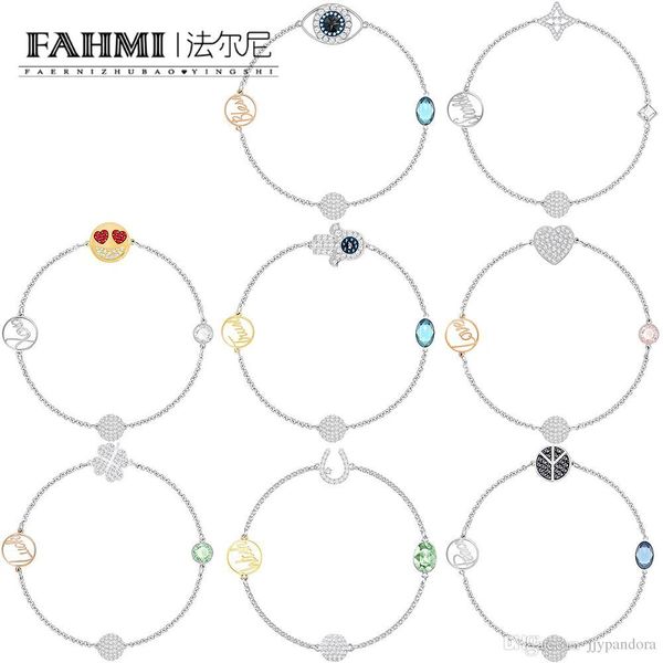 fahmi swa remix collection invisible magnetic buckle devil's eye star heart shape four-leaf clover bracelet match pendant, Golden;silver
fahmi swa remix collection invisible magnetic buckle devil's eye star heart shape four-leaf clover bracelet match pendant, Golden;silver