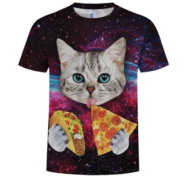 mens designer cat digital printing 3dt shirt round collar short sleeve50di, White;black
mens designer cat digital printing 3dt shirt round collar short sleeve50di, White;black