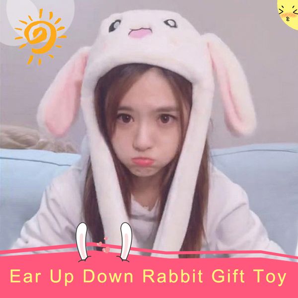 gift toy for kids girls girlfriend newly cute plush hat funny playtoy ear up down, Blue;gray
gift toy for kids girls girlfriend newly cute plush hat funny playtoy ear up down, Blue;gray