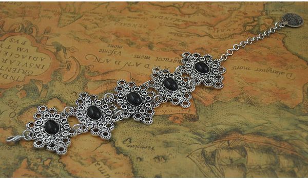 B1429 hollow Classic carved black bracelet
B1429 hollow Classic carved black bracelet