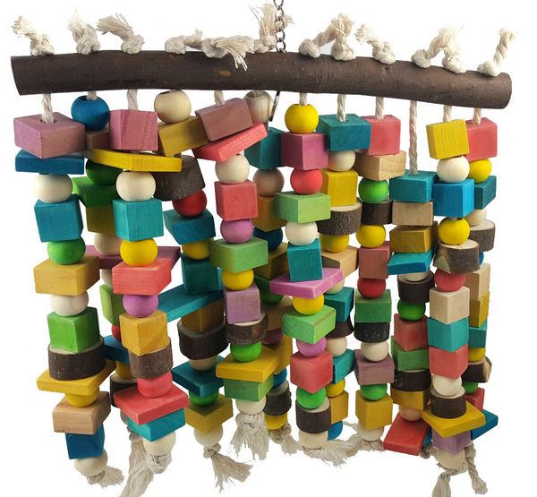 big middle and small parrot gnaw toys parrot gnaw toys will string building block waterfall toys natural bite resistant
big middle and small parrot gnaw toys parrot gnaw toys will string building block waterfall toys natural bite resistant