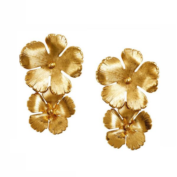flower earrings female double metal wind gift to send girlfriends to send girlfriends, Silver
flower earrings female double metal wind gift to send girlfriends to send girlfriends, Silver