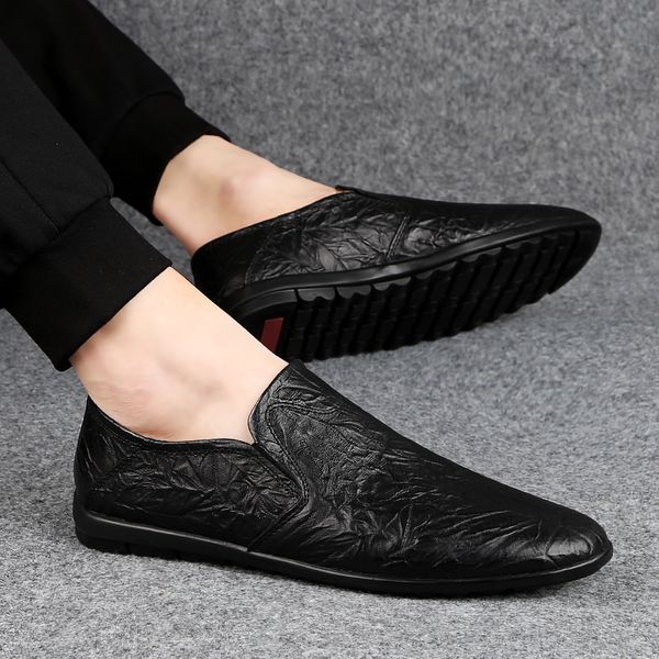 mens loafers genuine leather shoes men leather dress men shoes for dress casual fashion breathable large sizes j3, Black
mens loafers genuine leather shoes men leather dress men shoes for dress casual fashion breathable large sizes j3, Black