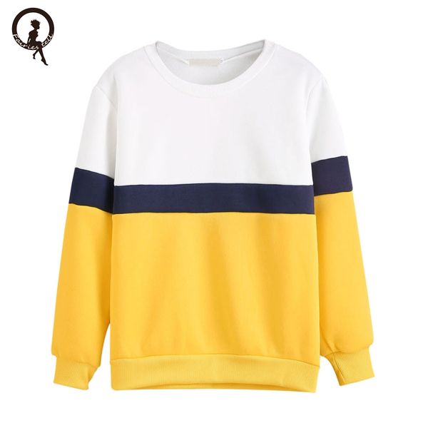 white blue yellow stitching sweatshirt women round neck long sleeve casual sweatshirt pullover moletom tumblr bts#sys, Black
white blue yellow stitching sweatshirt women round neck long sleeve casual sweatshirt pullover moletom tumblr bts#sys, Black