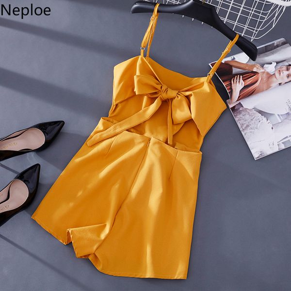 neploe 2019 summer rompers womens jumpsuit solid slash neck slim waist bodysuits bow tie lace-up backless playsuits 43550, Black;white
neploe 2019 summer rompers womens jumpsuit solid slash neck slim waist bodysuits bow tie lace-up backless playsuits 43550, Black;white